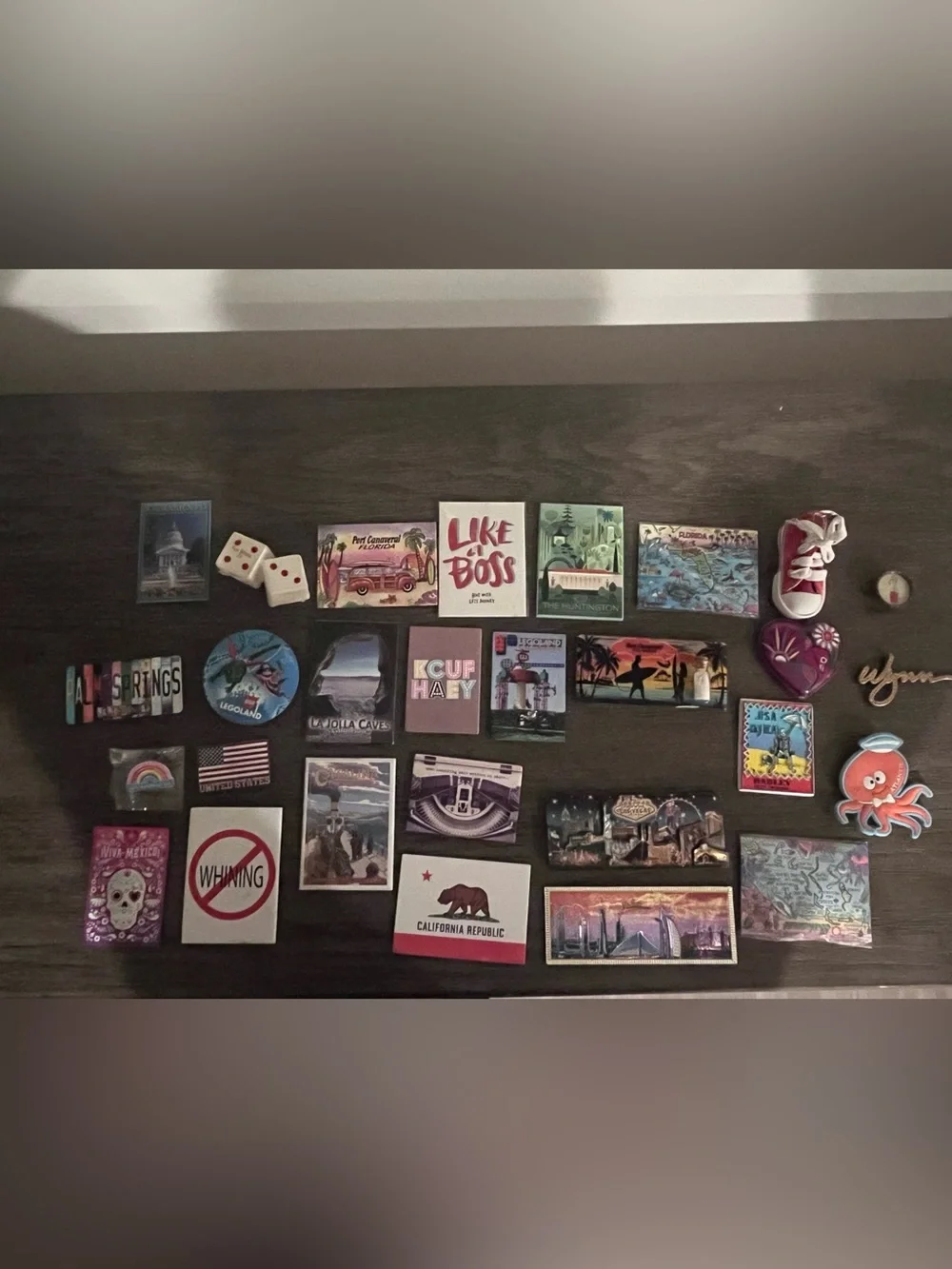 Lots California Travel Magnet vegas Mexico Dubai San Diego Florida Palm Springs - Picture 3 of 4